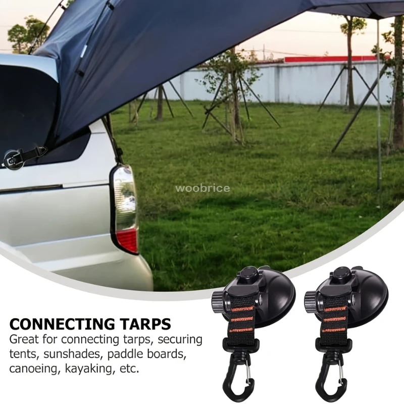 1/8 Pcs Car Tent Suction Cups  - Outdoor Camping Tarp ulasan dan harga