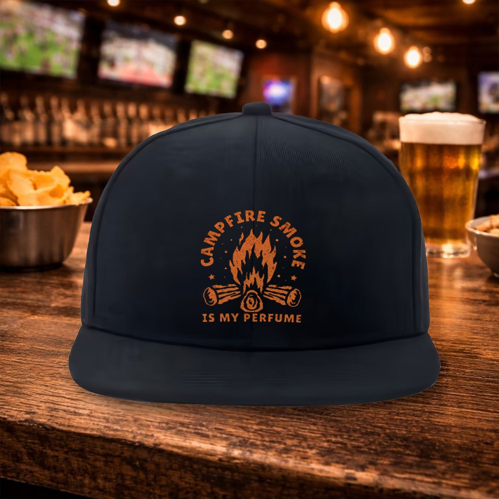 New Camping Bonfire Letter Fla - Outdoor Camping Hat ulasan dan harga
