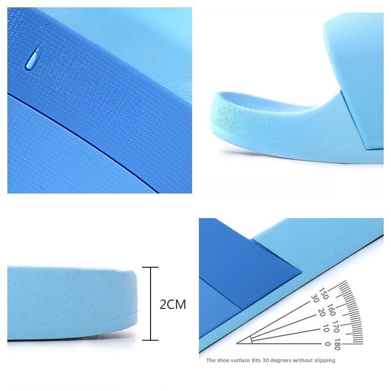 2019 New Gradient Stripe PVC S - Outdoor Camping Slippers ulasan dan harga