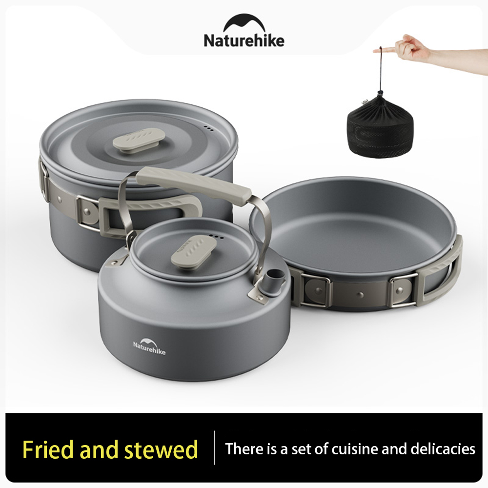Naturehike Outdoor Pot Set,Cam - Outdoor Camping Kitchen Set ulasan dan harga