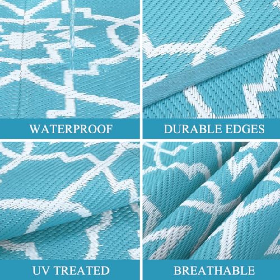 Reversible Mats 9x18 Plastic S - Outdoor Camping Rugs 9X18 ulasan dan harga